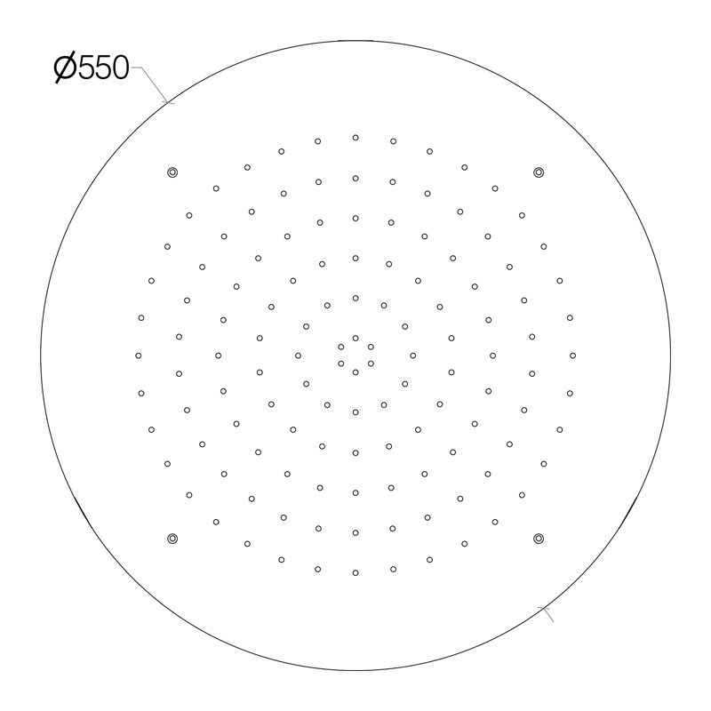 Lineabeta soffione doccia tondo