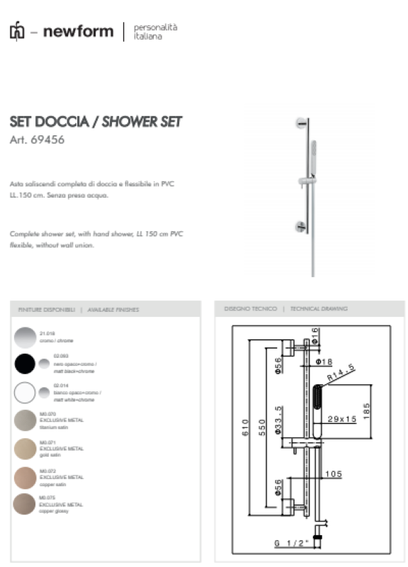 Newform: serie X-T zona doccia - immagine 6