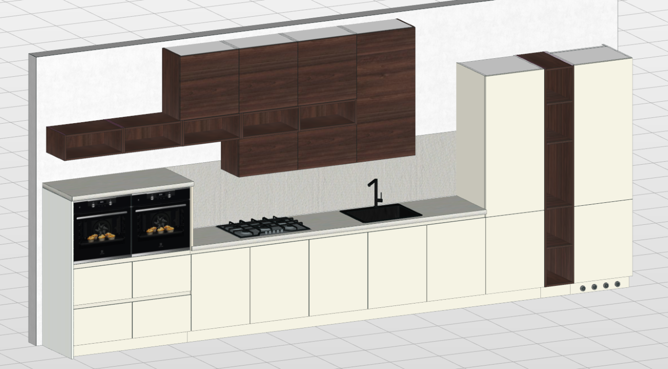 Ar Tre Cucina Flo Evo Composizione da ml.5,70 - immagine 5