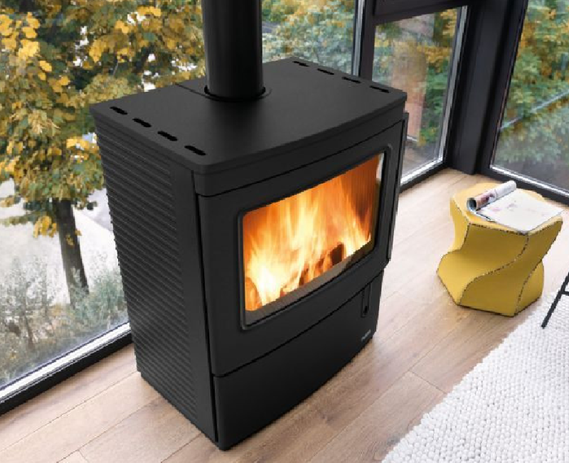 Palazzetti: Stufa a Legna Nicole Ghisa 9,1 Kw - immagine 4