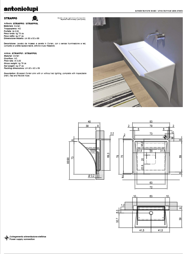 Antoniolupi: Lavabo Strappo - immagine 13