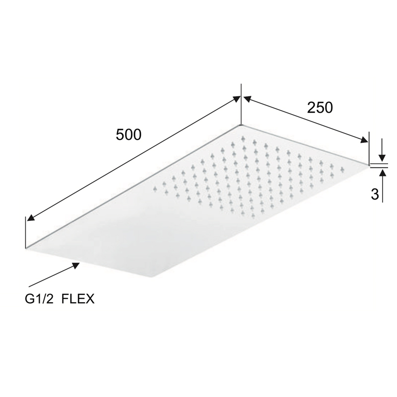 Remer Soffione Doccia Slim