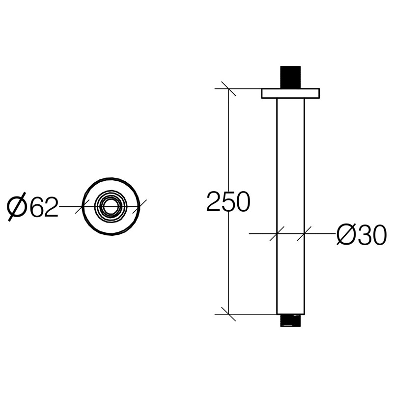 Lineabeta: Braccio Doccia a soffitto - immagine 4