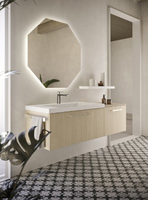 Arbi: Composizione Home 11 L.120 finitura legno - immagine 3