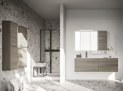 Arbi: Composizione Home 07 L.157,4 finitura legno - immagine 3