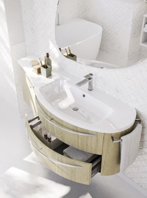 Arbi: Composizione Home 15 L.144,5 finitura legno - immagine 2