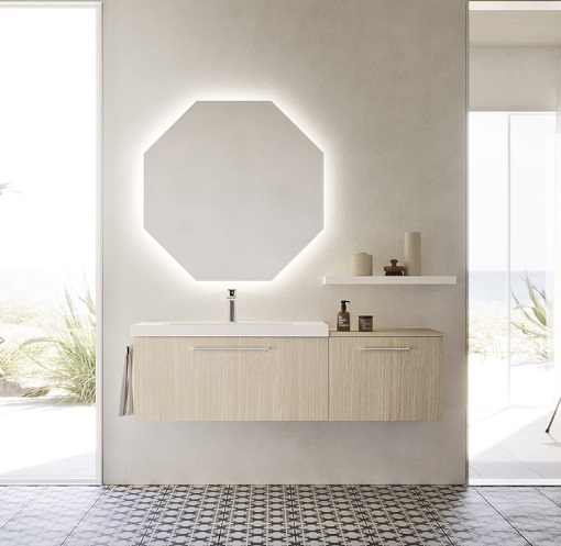 Arbi: Composizione Home 11 L.120 finitura legno