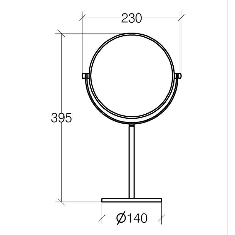 specchio ingranditore e riflettente