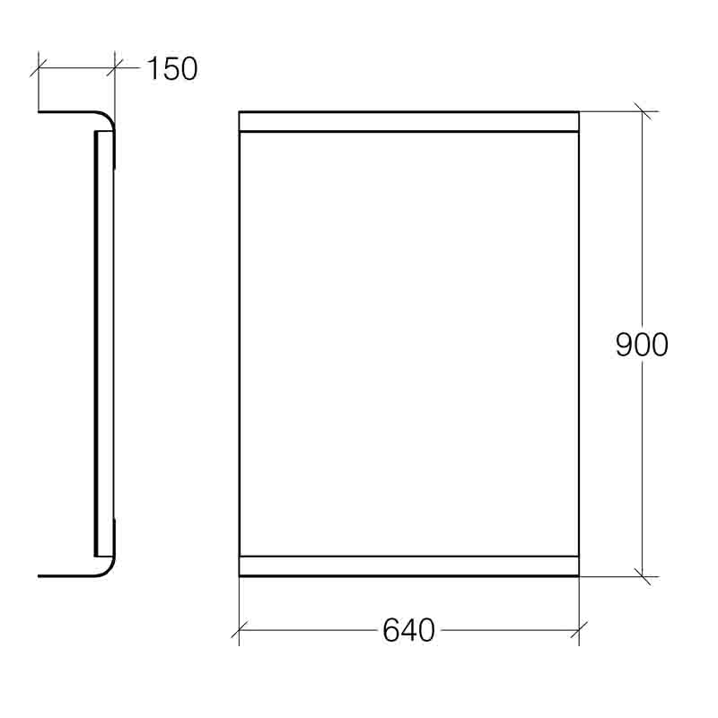 Lineabeta: Specchio LED con mensola - immagine 2